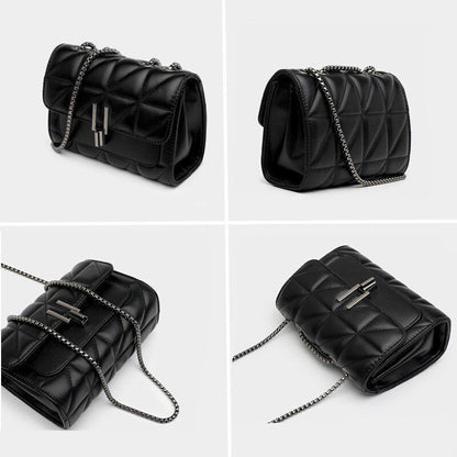 Luxury Bag Leather Chain Crossbody Bag Handbags Shoulder Bag Purse Flap Hasp 1PC