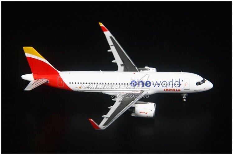 1:400 JC Wings IBERIA Oneworld AIRBUS A320neo Passenger Airplane Diecast Model