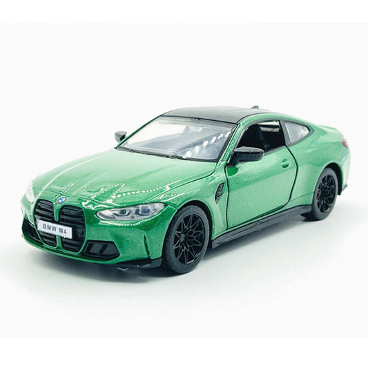 1/32 Scale BMW M4 (G82) Model Car Diecast Toy Vehicle for Boys Kids Gifts Green