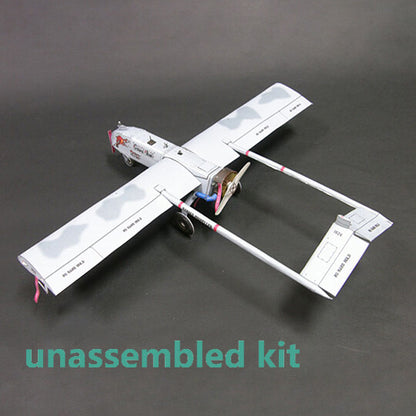 1/12 DIY RQ-7 Shadow UAV Paper Plane Aircraft Unassembled Model Christmas Gift B