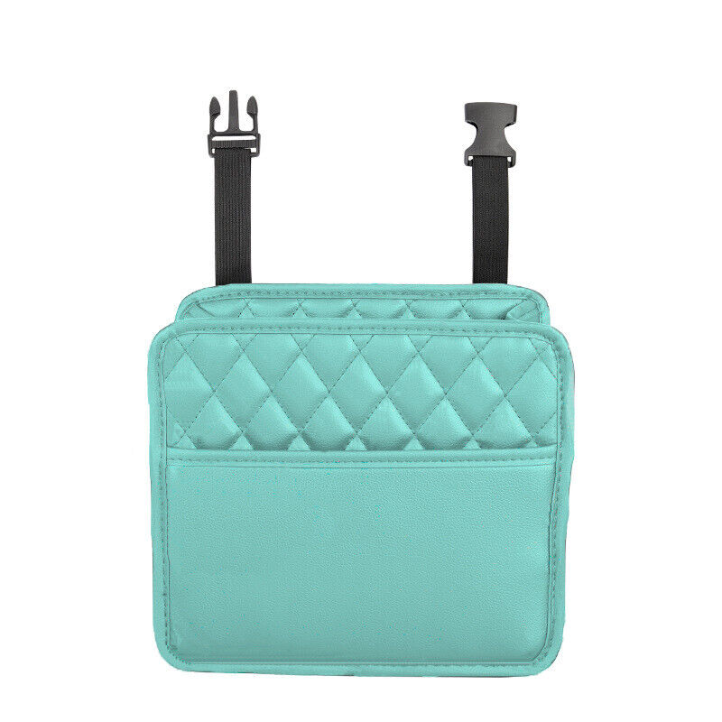 Car Backseat Organizer PU Leather Auto Interior Storage Bag Hanging Seat Back