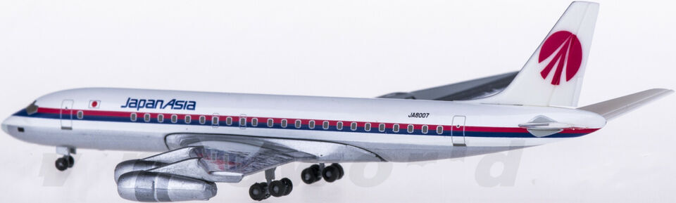1:500 Hogan Japan Asia Douglas DC-8-53 Passenger Airplane Diecast Aircraft Model
