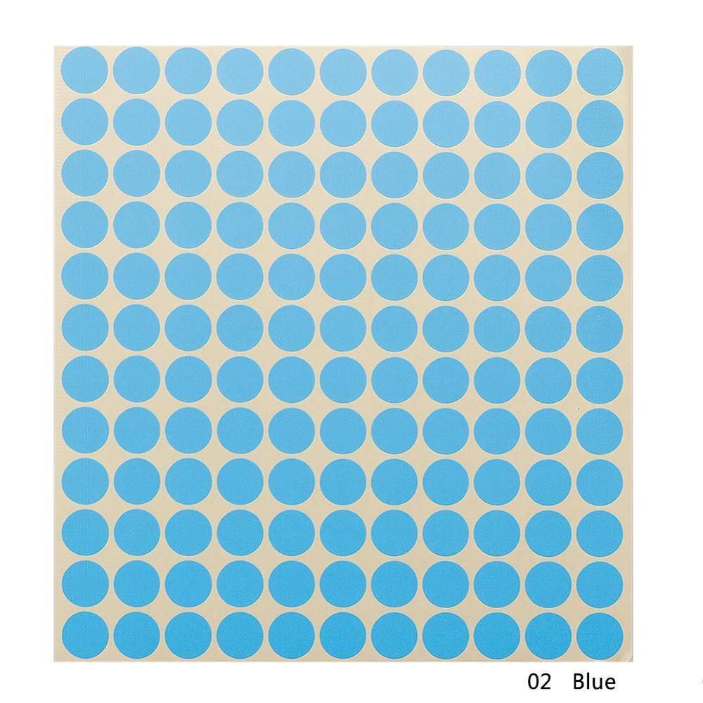 Paper Stickers 132Pcs Colorful Sheets Glass Essential Oil Bottle Caps Lid Labels