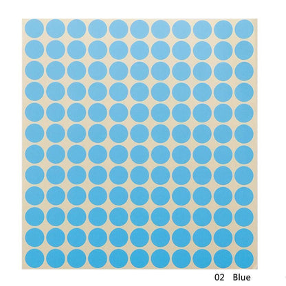 Paper Stickers 132Pcs Colorful Sheets Glass Essential Oil Bottle Caps Lid Labels