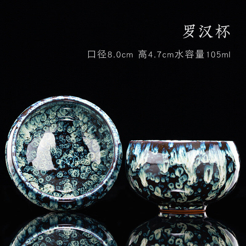 Tea Cup Ceramic Kungfu Teacup Chinese Jianzhan Traditional Ceramic Art Best Gift