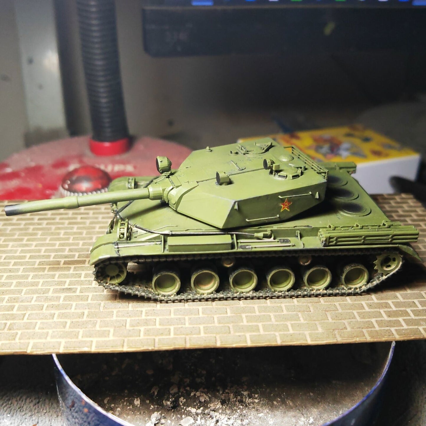 Homemade 1/72 Soviet BZ-176 Heavy Tank 3D Painted Finished Tank Model