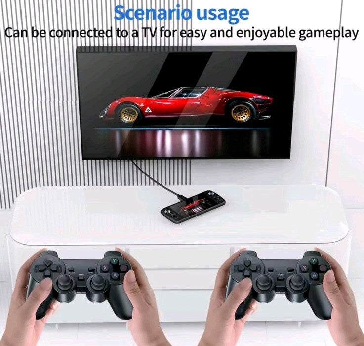 7.0 Inch Big Screen M27 Portable Pocket Retro Handheld Video Game Console 64GB