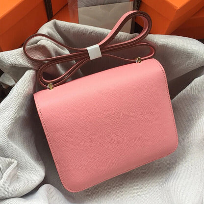 Genuine Leather Bag Women's Top Shoulder Bag Crossbody Square Bag
