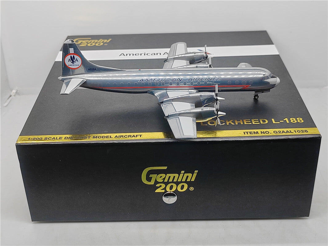 1:200 Geminijets American Airline LOCKHEED L-188A Plane Diecast Aircraft Model