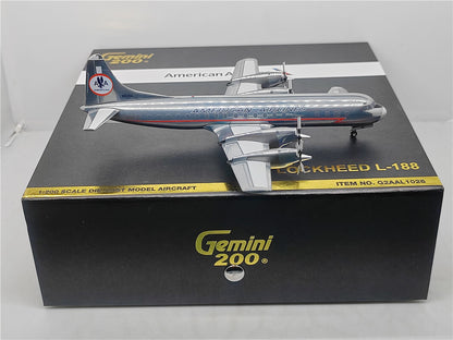 1:200 Geminijets American Airline LOCKHEED L-188A Plane Diecast Aircraft Model