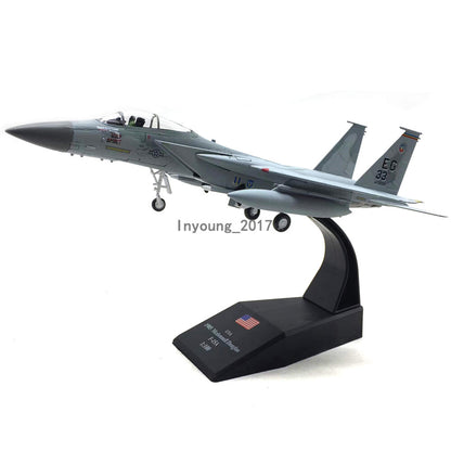 1/100 US Army McDonnell-Douglas F-15A 1985 Fighter Diecast Metal Airplane Model
