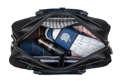 Genuine Leather Travel Duffel Bag Weekend Luggage Leather Duffle Bag