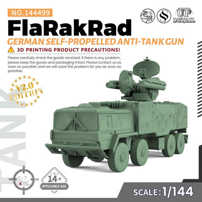 SS144499 1/144 Military Model Kit German FlaRakRad Self-Propelled Anti-Tank Gun