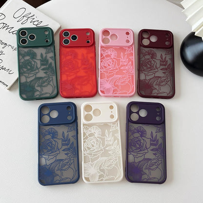 for Iphone 17 Pro Max Case, Floral Rose Cute Phone Case for Women Girls Aestheti