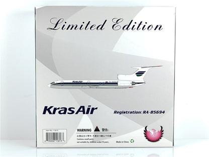 1:400 Phoenix Kras Air Tupolev Tu-154M Airplane Diecast Aircraft Plane Model