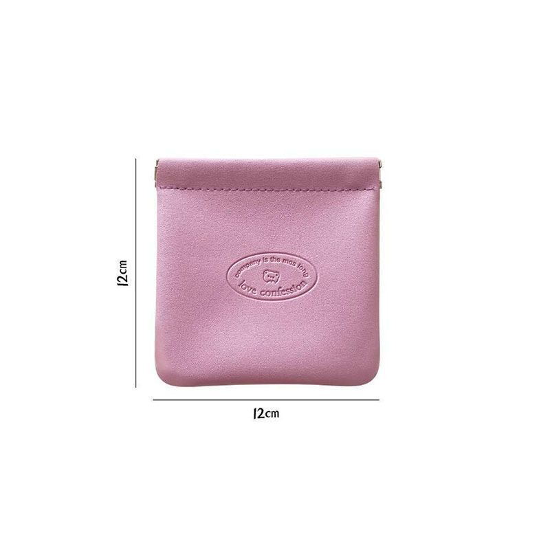 Cosmetic Bag Protective Sleeve Lipstick Storage Synthetic Leather Makeup Purse