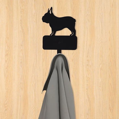 Bulldog Coat Hook Iron Puppy Hook Key & Hooks Wall Decoration Storage Supplies