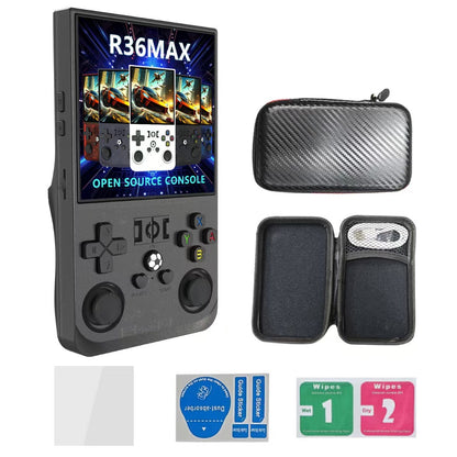 R36max 4 Inch Super Screen Open Source Handheld Game Console Linu 15000+Games
