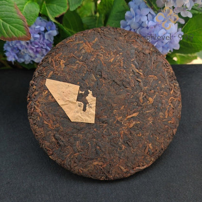 357g Ripe Pu'er Tea Cake Yunnan Bulang Mountain Ancient Tree Pu'er Tea