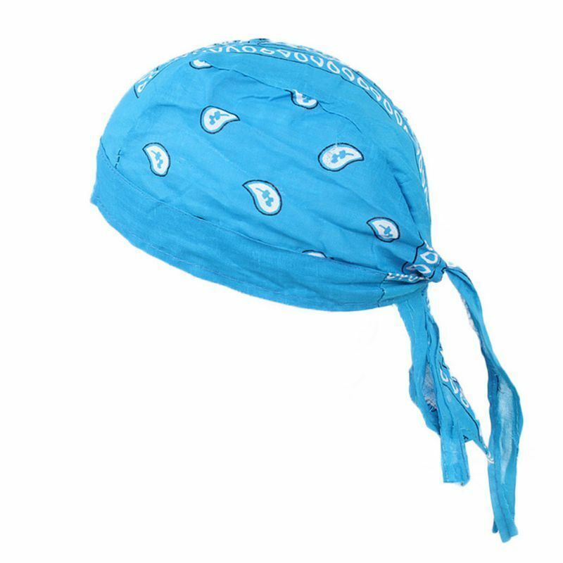 Cycling Head Scarf Quick Dry Bandana Hat Bike Cap Summer Running Riding Cotton