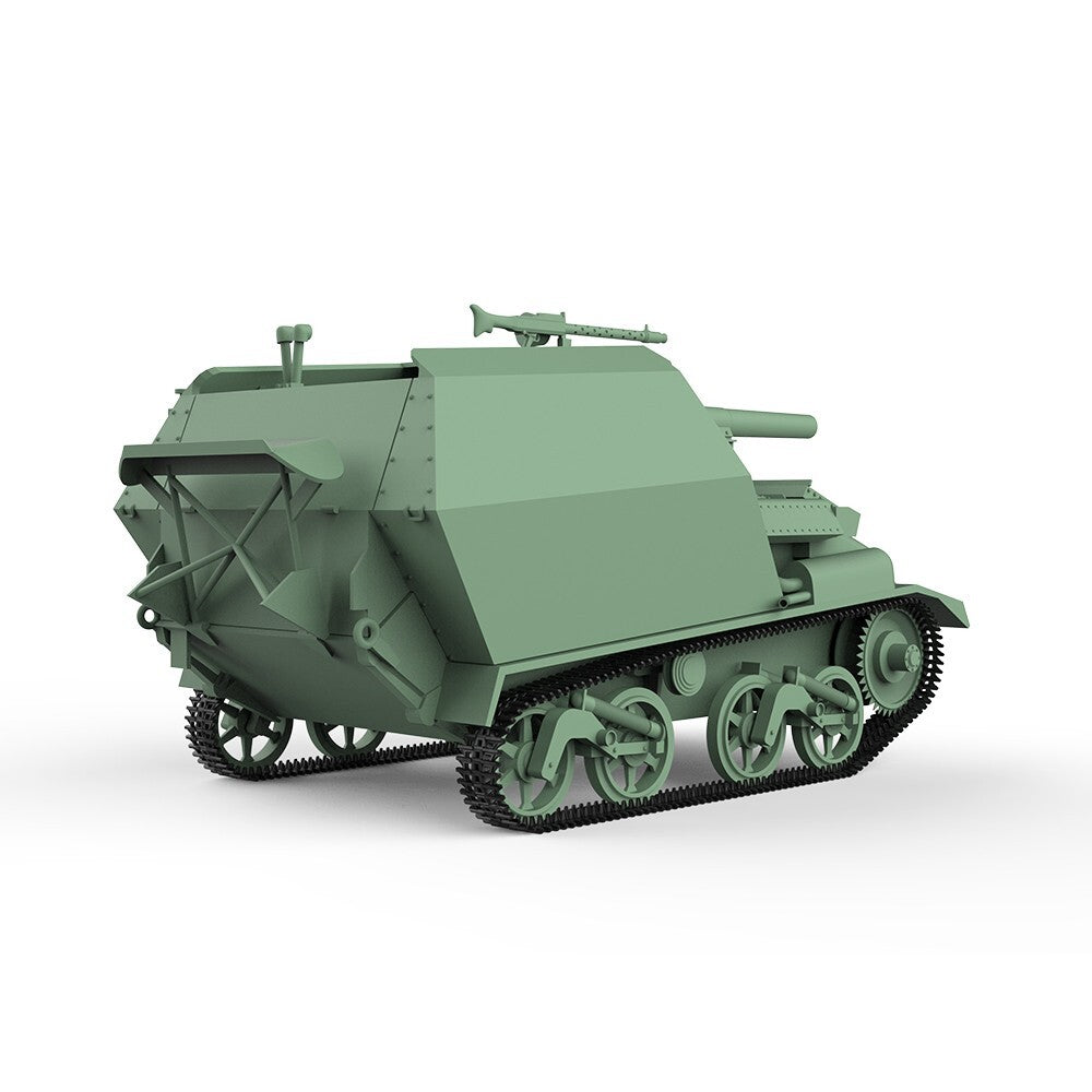SSMODEL 1/87 HO Scale Military Model Kit German G.Pz.Mk.VI(e) Self-Propelled Gun