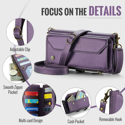 Crossbody for Samsung Galaxy A15 A25 A32 A33 A35 A55 A72 Case Wallet Card Holder