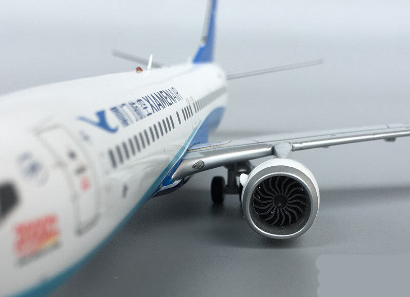 JC WINGS XIAMEN AIR for BOEING B737 MAX8 B-1136 2000th 1/200 diecast plane model