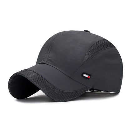 Baseball Cap Men Women QuickDry Breathable Cap Outdoor Sports Hiking Cycling Hat