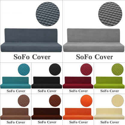 Waterproof Stretch Sofa Bed Cover Full Folding Armless Elastic Futon Slipcover