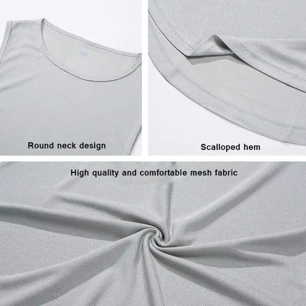 Men’s Gym Tank Top Quick-Dry Sleeveless Sports Vest