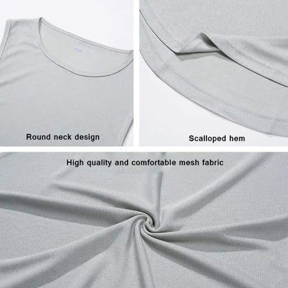 Men’s Gym Tank Top Quick-Dry Sleeveless Sports Vest