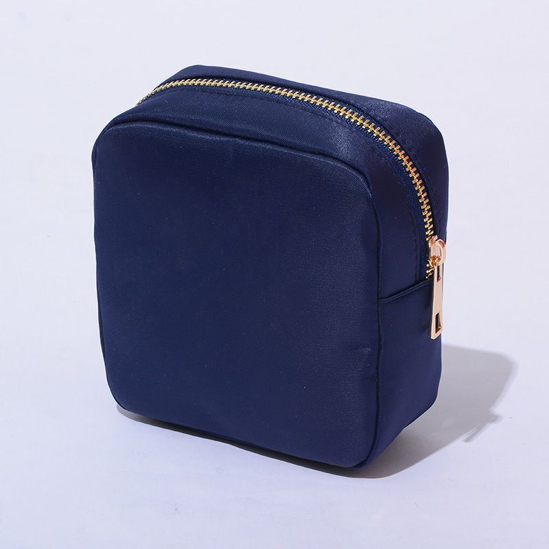 Rhinestone Nylon Waterproof Pouch Makeup Case Nylon Travel Cosmetic Bag Cosmetic