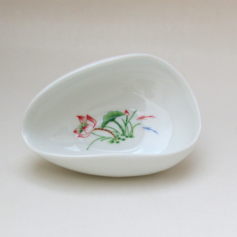 Porcelain Vassels For Chinese Tea Ceramic Floral Ruyao Holder For Loose Tea New