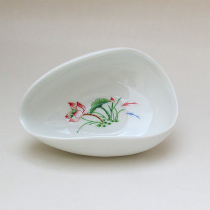 Porcelain Vassels For Chinese Tea Ceramic Floral Ruyao Holder For Loose Tea New