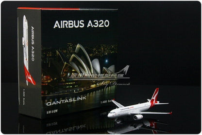 1:400 Phoenix QANTASLINK AIRBUS A320 Passenger Airplane Diecast Aircraft Model