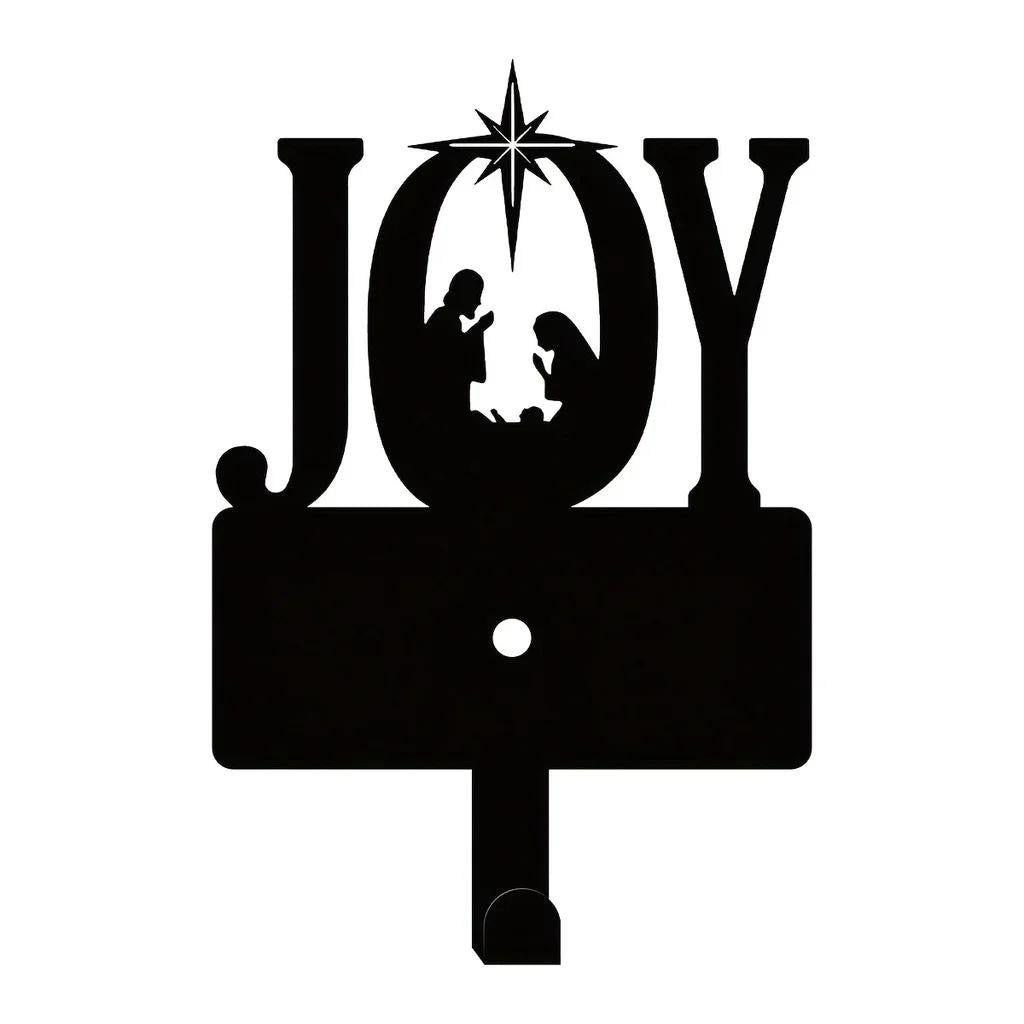 CIFbuy Metal Iron Wall Hook for Keys Belts Holiday Decor Gift