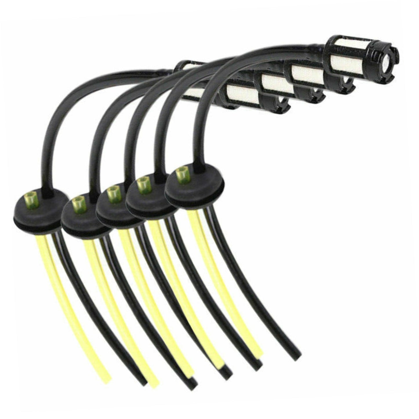 5Pcs Strimmer Trimmer Fuel Hose Pipe With Tank Filter Trimmers Brush Cutter Kit