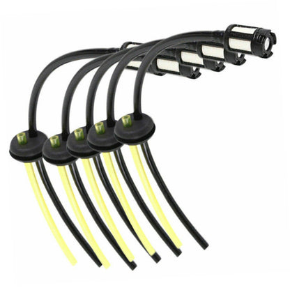 5Pcs Strimmer Trimmer Fuel Hose Pipe With Tank Filter Trimmers Brush Cutter Kit