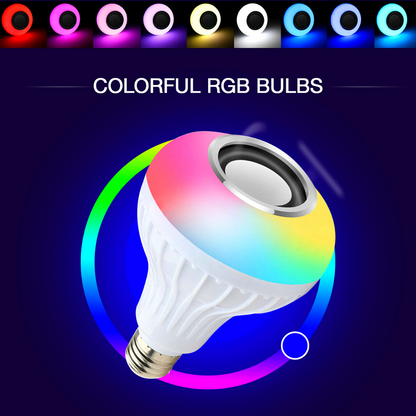 Lampara Bluetooth para Música Ambiente Colores Programable RGBW LED 12W Potencia