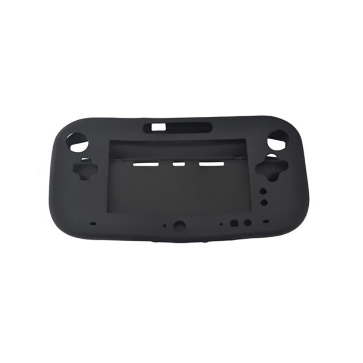 Black Silicone Cover Case Protective For Wii U Gamepad Wireless Controller bv