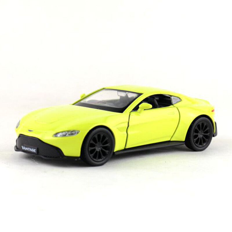 1/36 Aston Martin Vantage Model Car Diecast Toy Vehicle Boys Toys Kids Yellow
