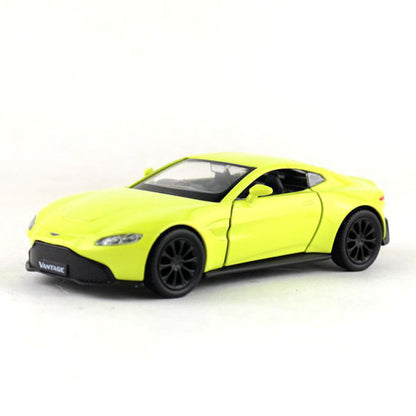 1/36 Aston Martin Vantage Model Car Diecast Toy Vehicle Boys Toys Kids Yellow