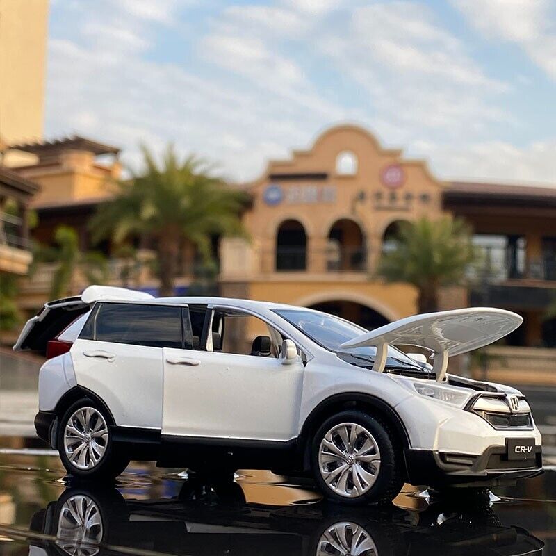 1:32 Honda CRV SUV Druckguss Modell Auto Sound & Licht zurückziehen Kinder Spielzeug Geschenk Kinder-