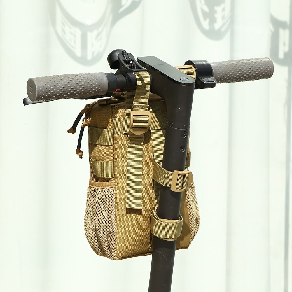 Electric Scooter Bag Cycling Bicycle Handlebar Shoulder Bag Nylon 270x180x50 mm