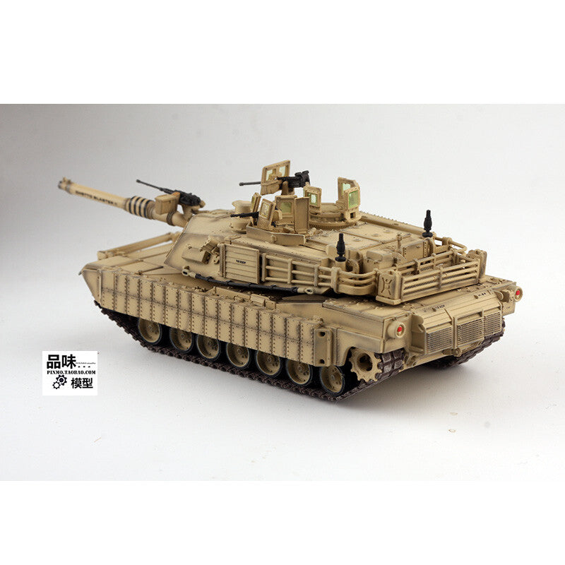 Panzerkampf 1/72 US M1A2 TUSK1 M1 Main Battle Tank Model Sand