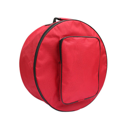 14 Inch Durable Snare Drum Bag Backpack Case with Shoulder Strap Outside Pockets