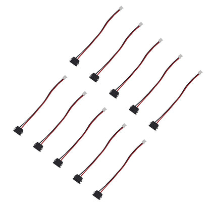 10PCS Type C Female Pigtail Cable to 2 Pin Wire Connecter Fast Charging Port A