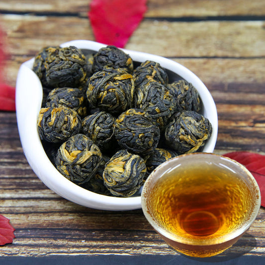 2023 Yunnan Ancient Trees Golden Pearl Dian Hong Chinese Black Tea 100g