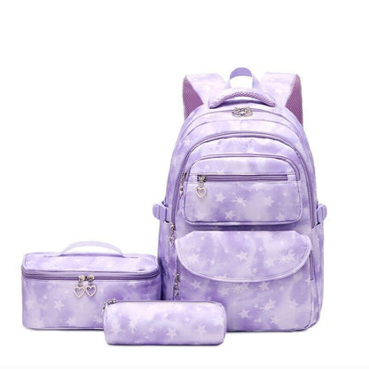 School Backpack Teenage Girls 3 Pcs/Set Schoolbag Kids Pencil Bags Bookbag