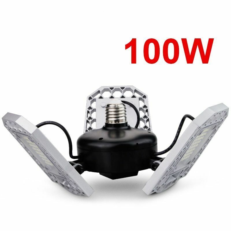 LED Lamp 100W 80W 60W E27 110V 220V Bulb Deformable High Power Smart Light AC100